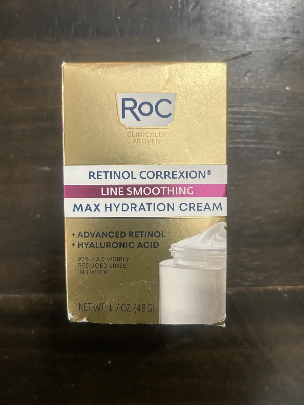 Retinol Correxion Line Smoothing Max Hydration Cream - Gold (1.7 oz)